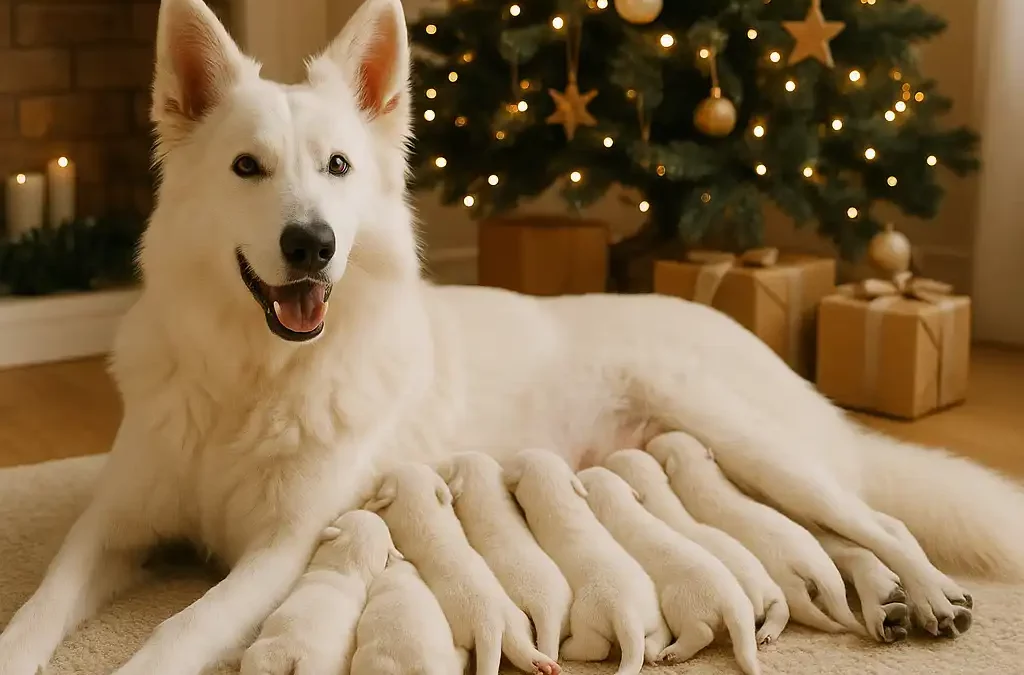 🐾 De la naissance à l’adoption : les étapes de nos portées Lune & V.O.L.F.