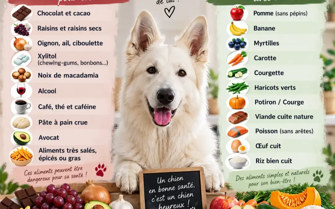 Aliments interdits aux chiens : ce qu’ils peuvent manger et les dangers à éviter